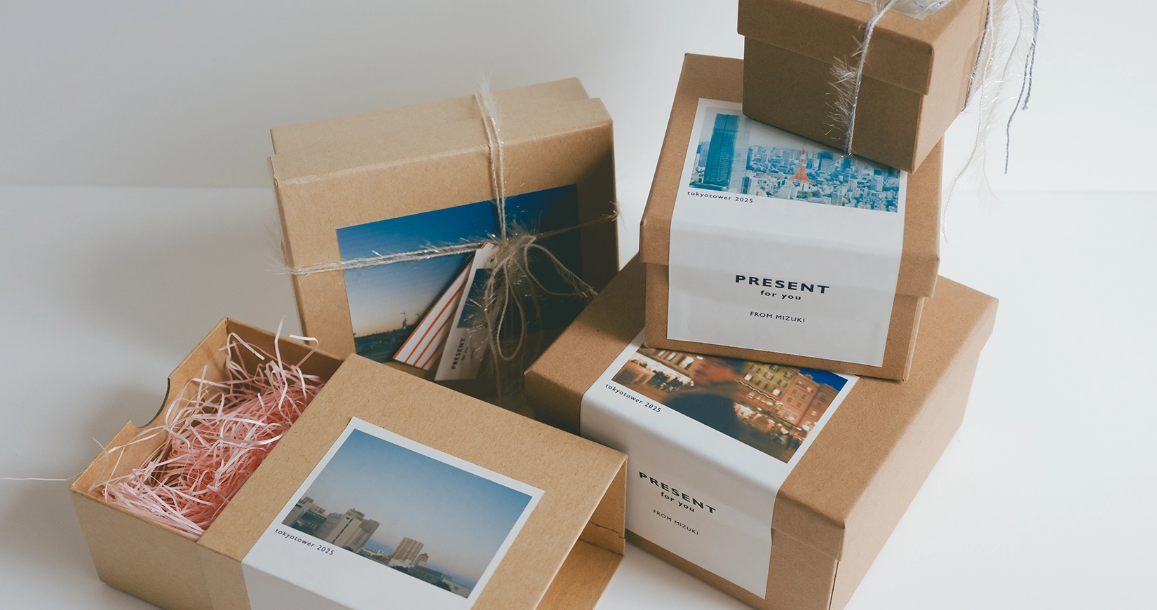 ギフトボックス写真