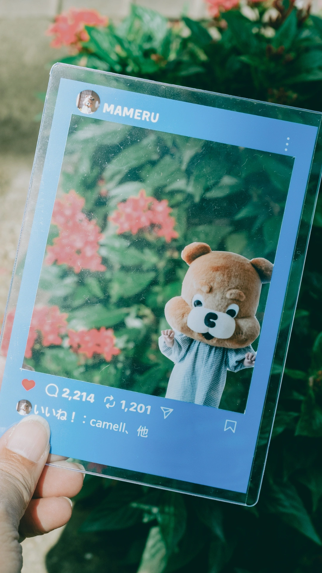 アクリル風カード