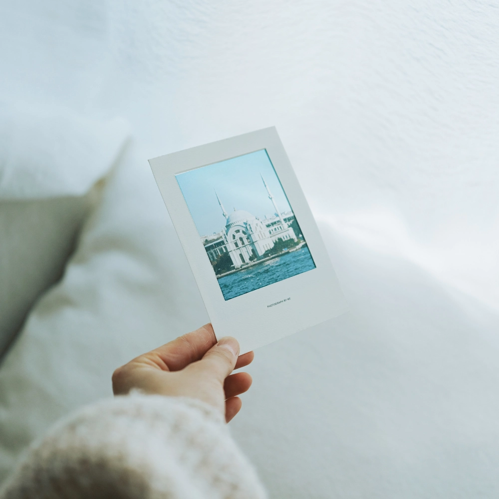 透けるフォトカード